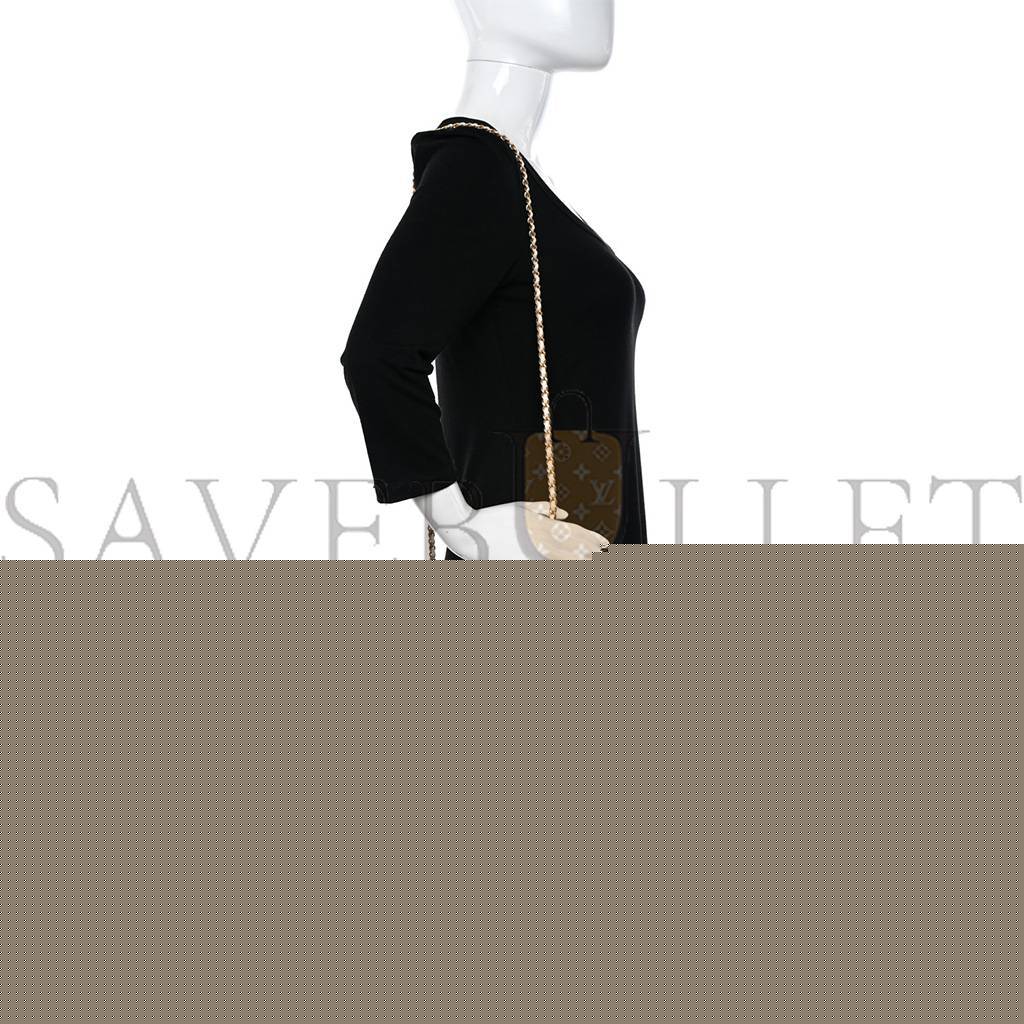 Ch*el master caviar quilted mini top handle rectangular flap white as2431 (20*13*9cm)